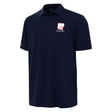 Hall of Fame Antigua Men's Navy Solid Era Throwback Polo