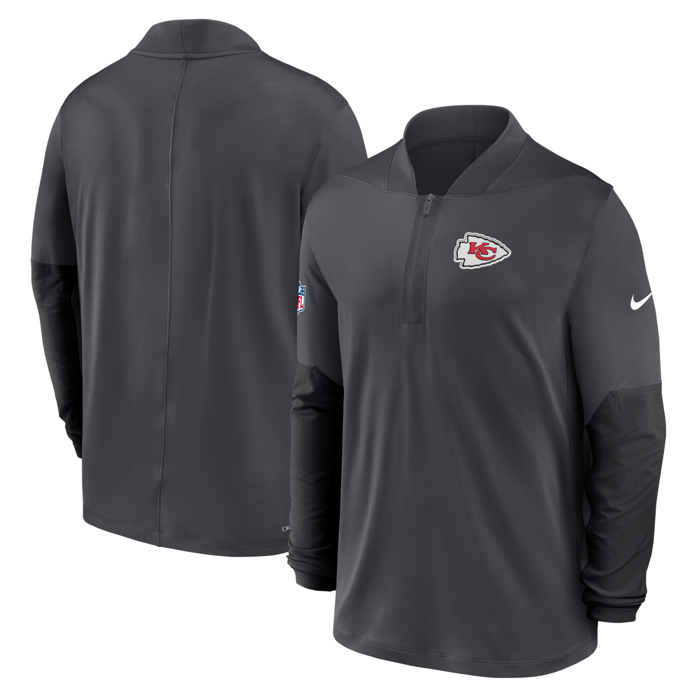Chiefs 2025 Nike Men's Mid Weight Half Zip