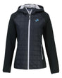 Lions Cutter and Buck Women's Black Rainier PrimaLoft Eco Hybrid Jacket