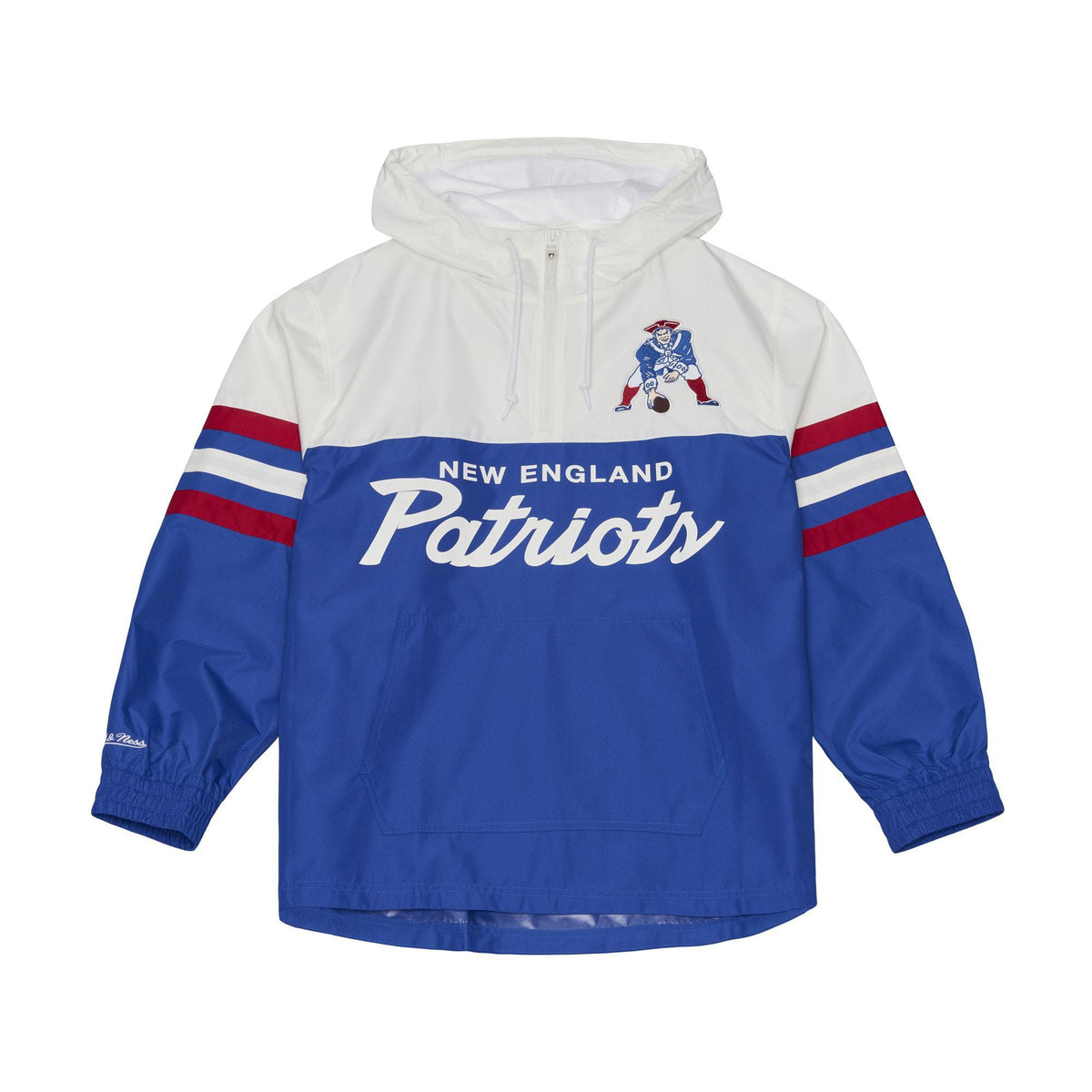 Patriots 2026 Mitchell & Ness Men's Head Coach Lightweight Anorak Windbreaker Pro Football Hall of Fame