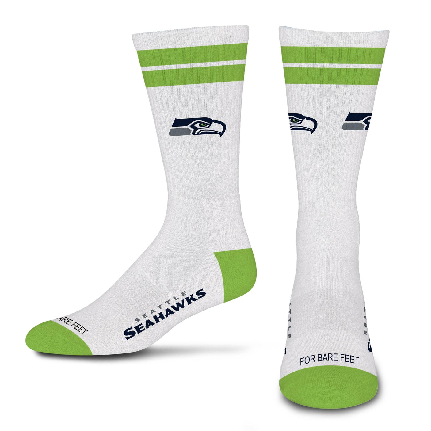 Seahawks 2026 White Stripe Sock