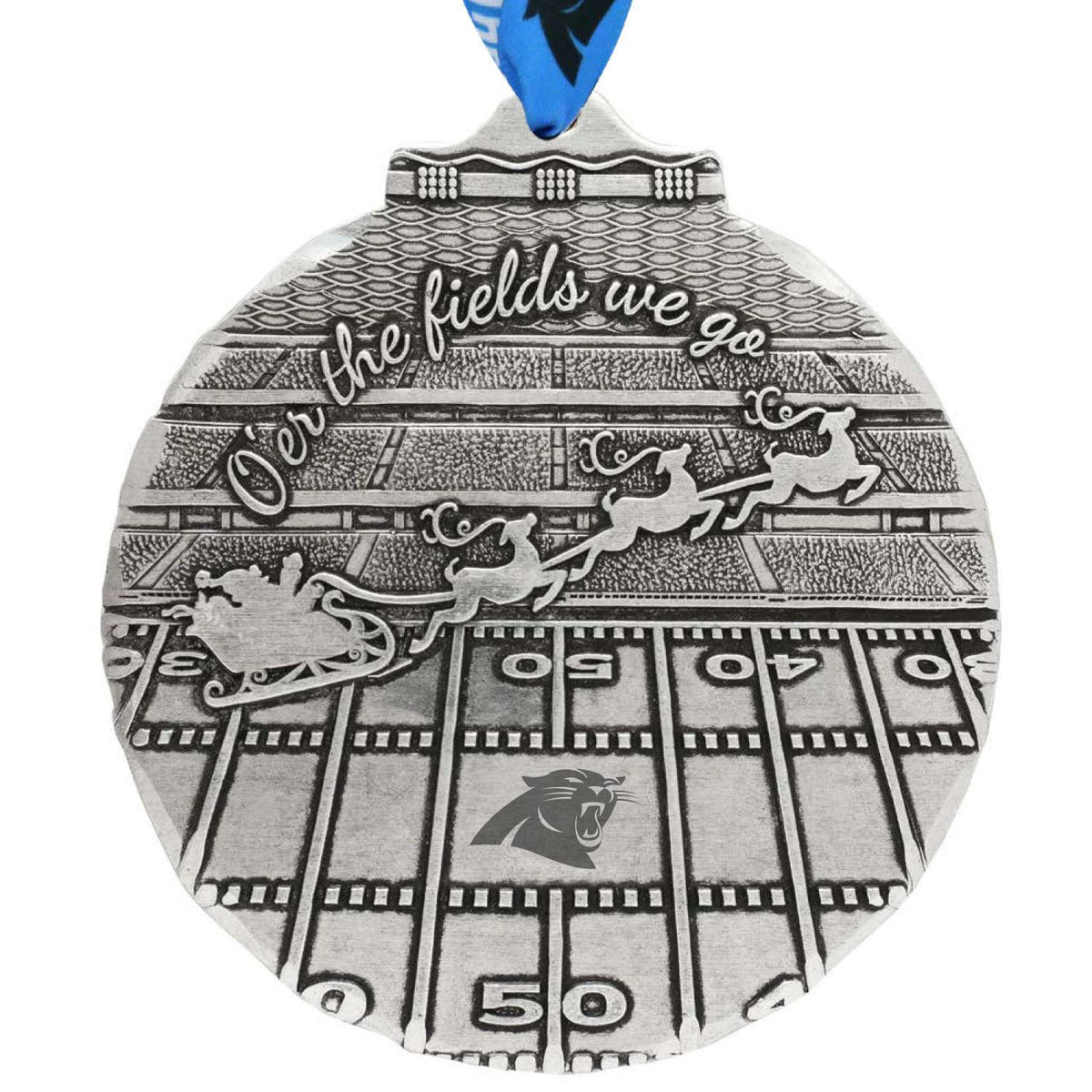 Panthers O'er The Fields We Go Ornament