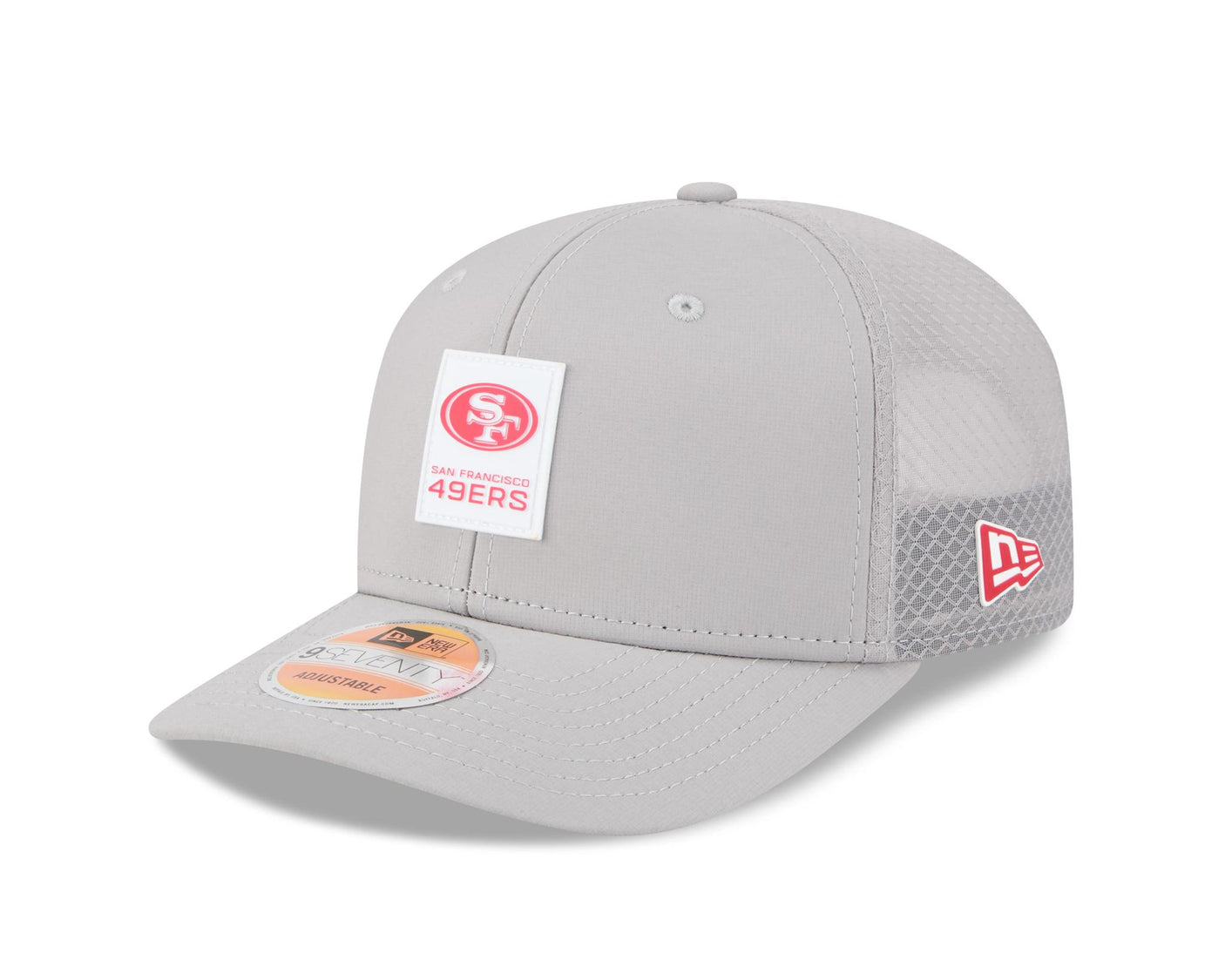 49ers 2025 New Era Men's 9SEVENTY Trucker Sideline Hat