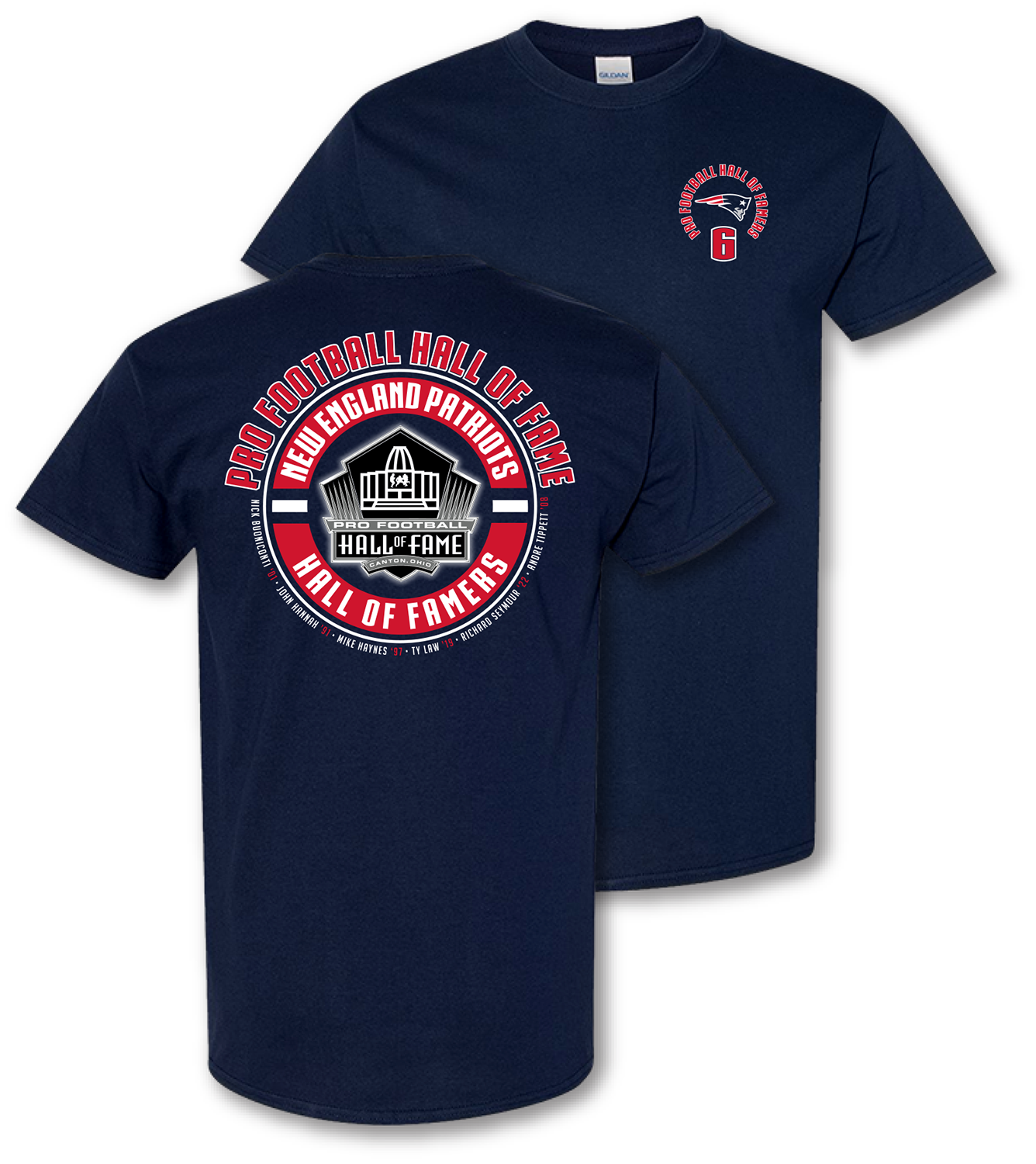 Patriots Hall of Famers T-Shirt