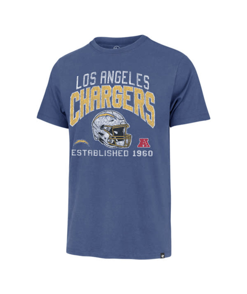 Chargers 2025 '47 Brand Men's Turned Up Franklin T-Shirt Pro Football Hall of Fame