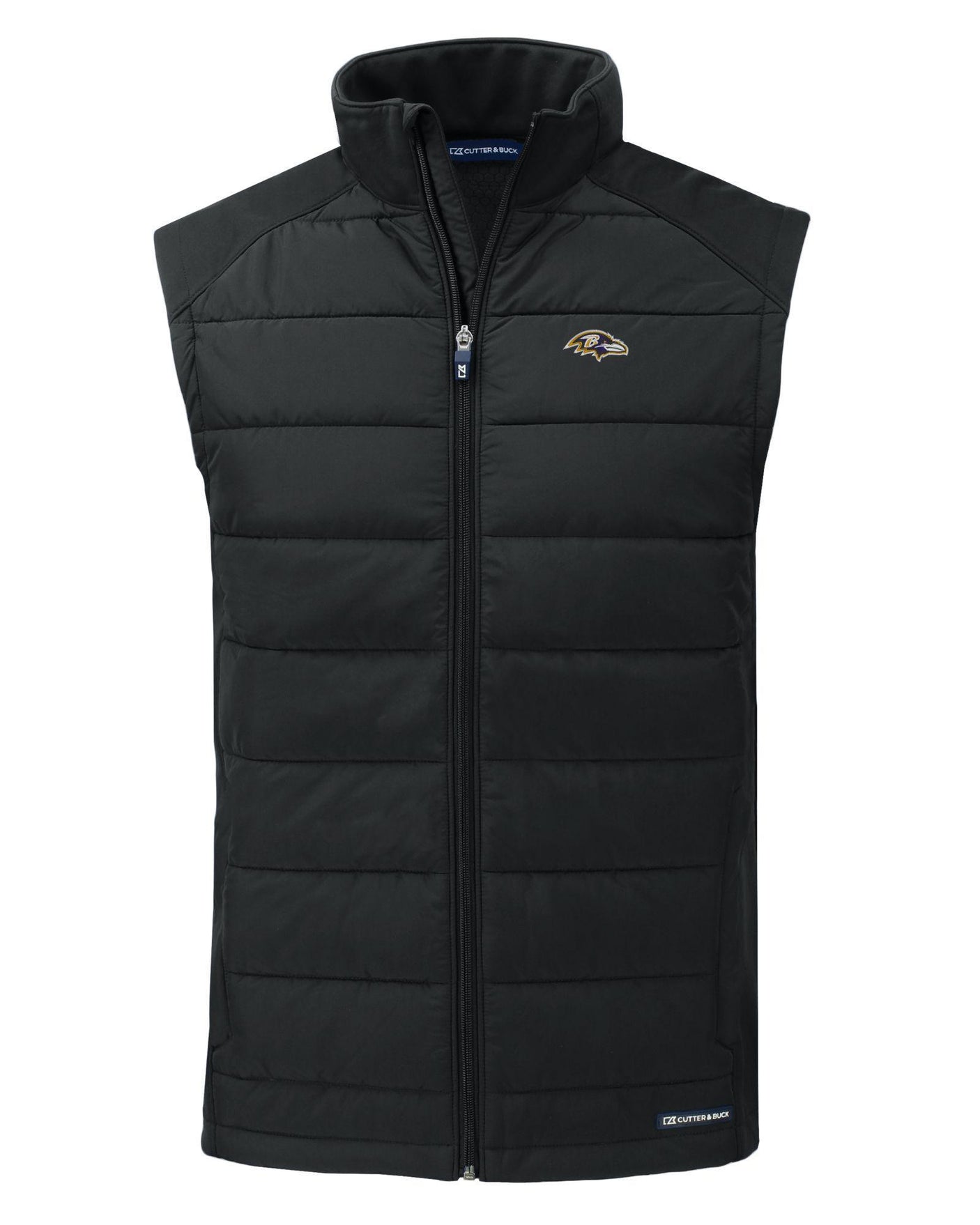 Ravens Cutter and Buck Men's Evoke Eco Hybrid Vest