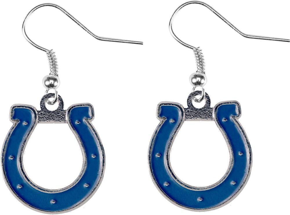 Colts Logo Dangler Earrings Pro Football Hall of Fame