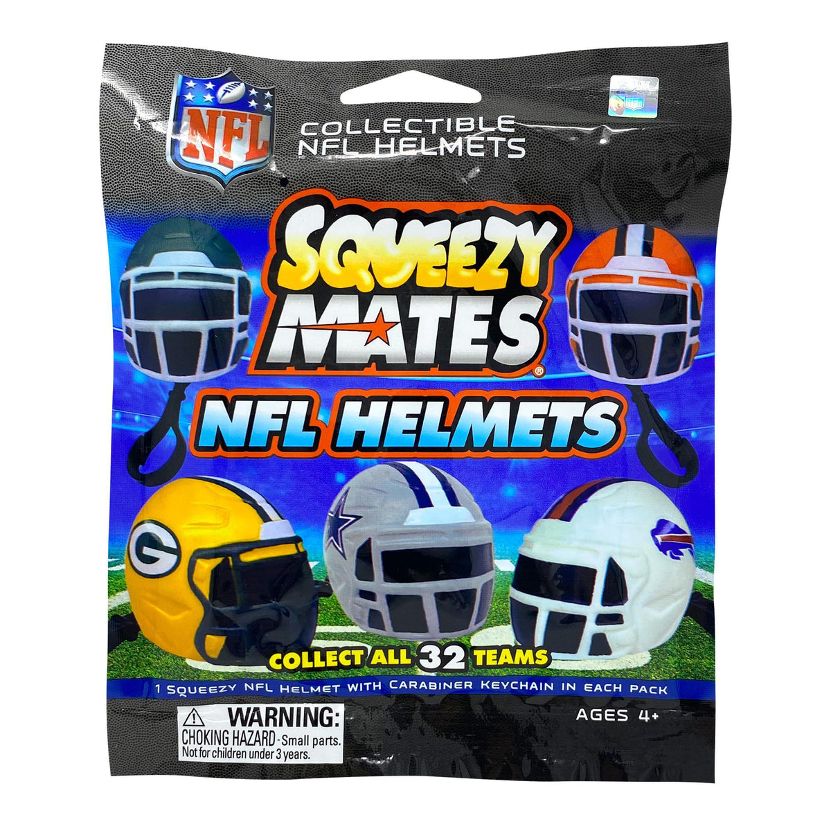 NFL Squeezymate Blind Helmet Pack – Pro Football Hall of Fame