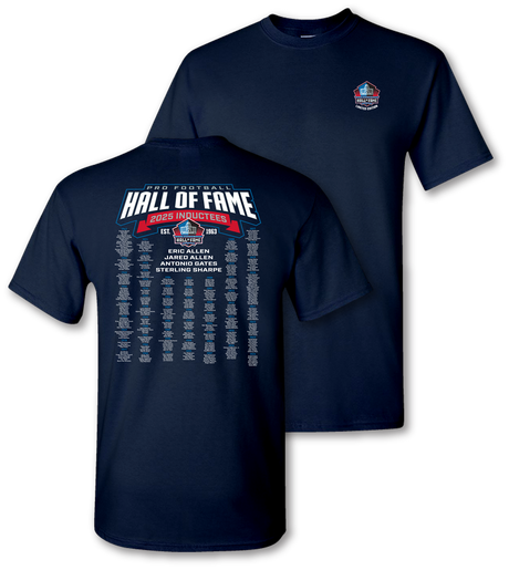 Hall of Fame Men's Class of 2025 Roll Call T-Shirt