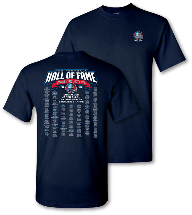 Hall of Fame Men's Class of 2025 Roll Call T-Shirt