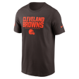 Browns 2025 Nike Men's Brown Sideline Team Issue T-Shirt