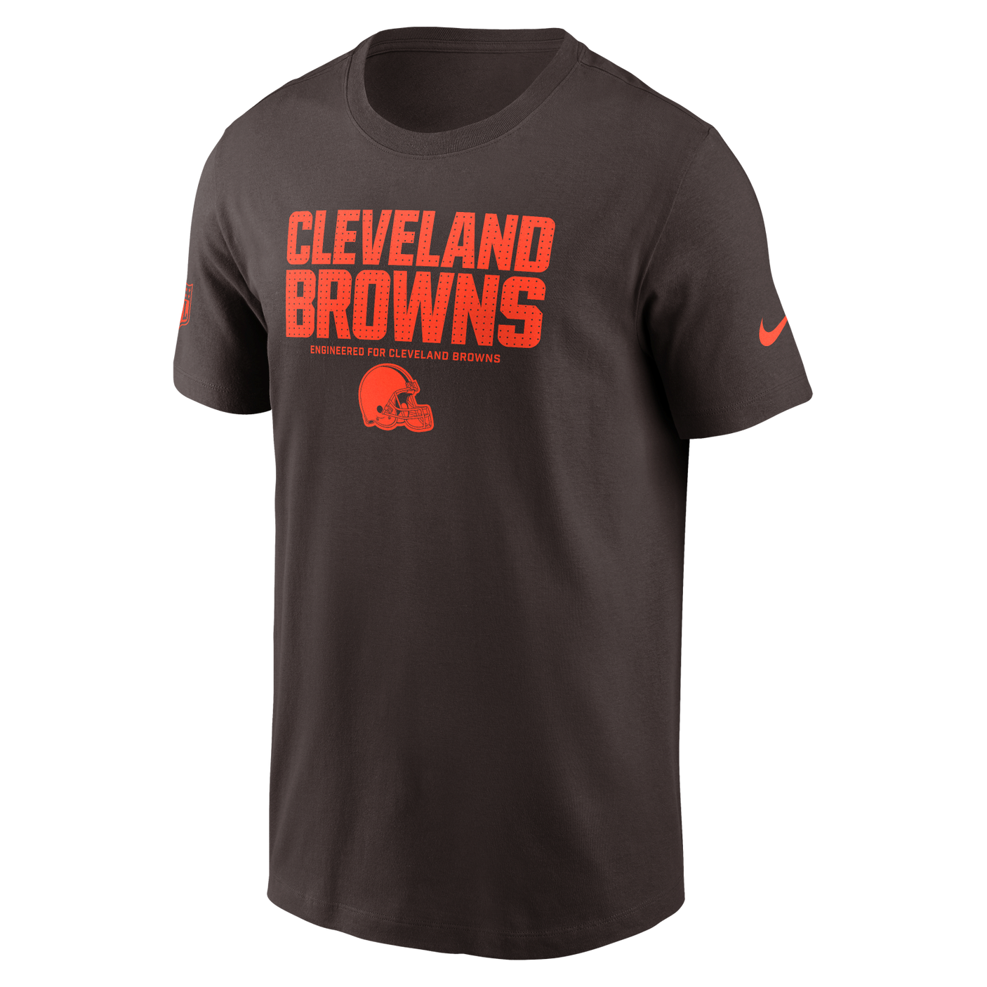Browns 2025 Nike Men's Brown Sideline Team Issue T-Shirt