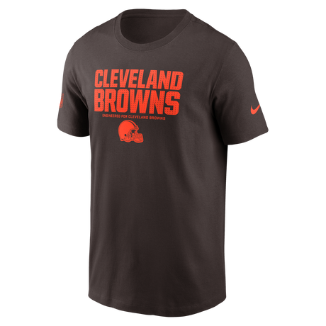 Browns 2025 Nike Men's Brown Sideline Team Issue T-Shirt