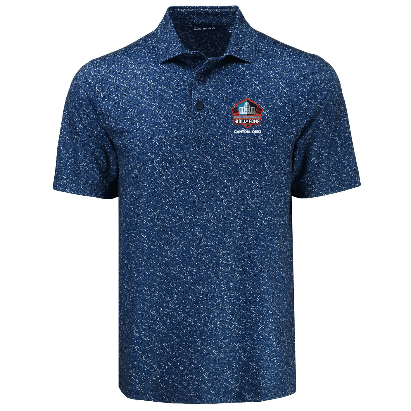 Hall of Fame Cutter & Buck Men's Pike Recycled Fern Print Polo