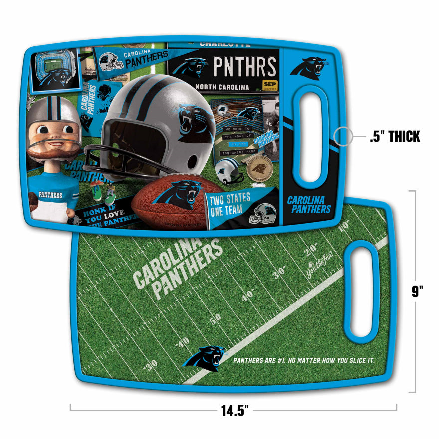Panthers Retro Cutting Board