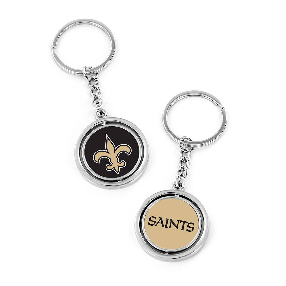 Saints Spinning Keychain
