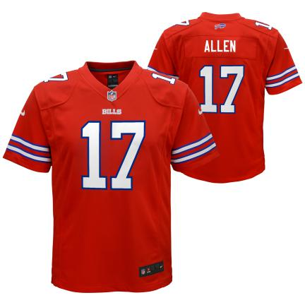 Bills Josh Allen Color Rush Youth Nike Game Jersey