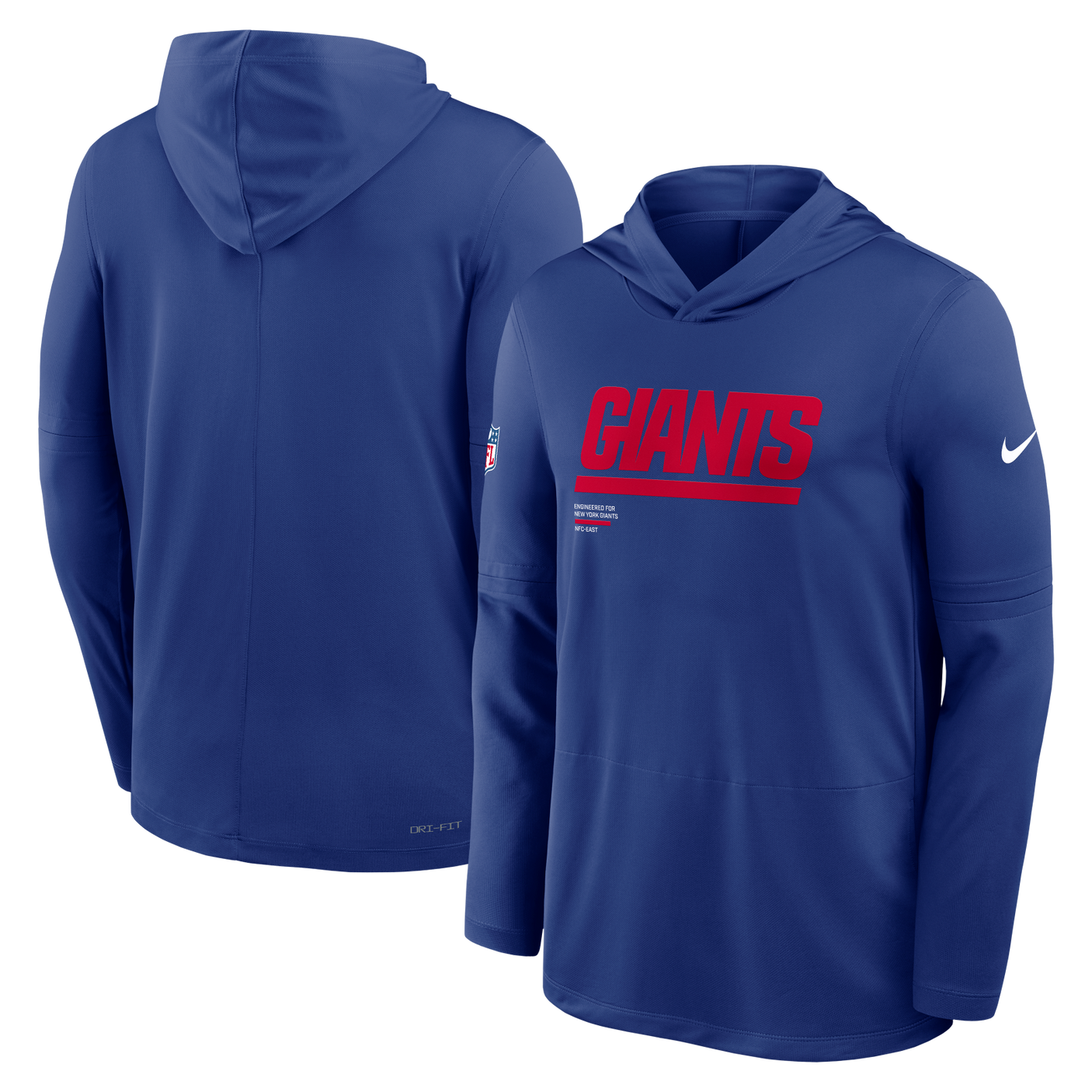 Giants 2025 Nike Men's Dri-Fit Lightweight Long Sleeve Hoodie Top