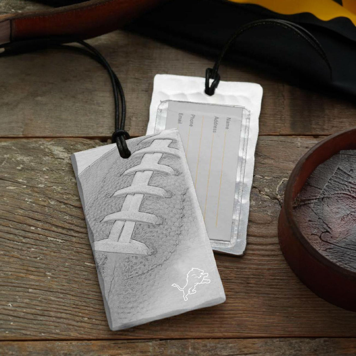 Lions Football Bag Tag Pro Football Hall of Fame
