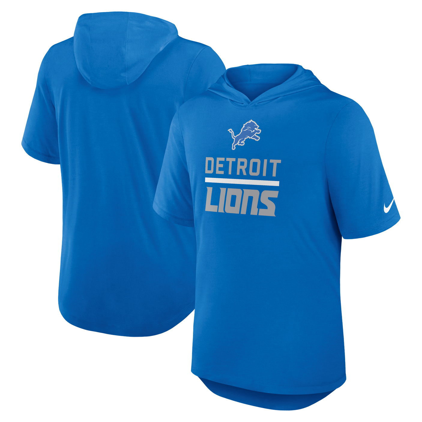 Lions 2025 Nike Men's Short Sleeve Hoodie Top