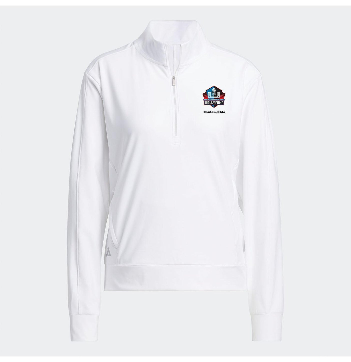 Hall of Fame 2025 Adidas Women's White Ultimate365 1/4 Zip Layering Top