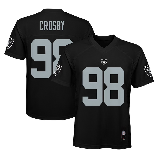 Raiders Maxx Crosby Youth Nike Game Jersey