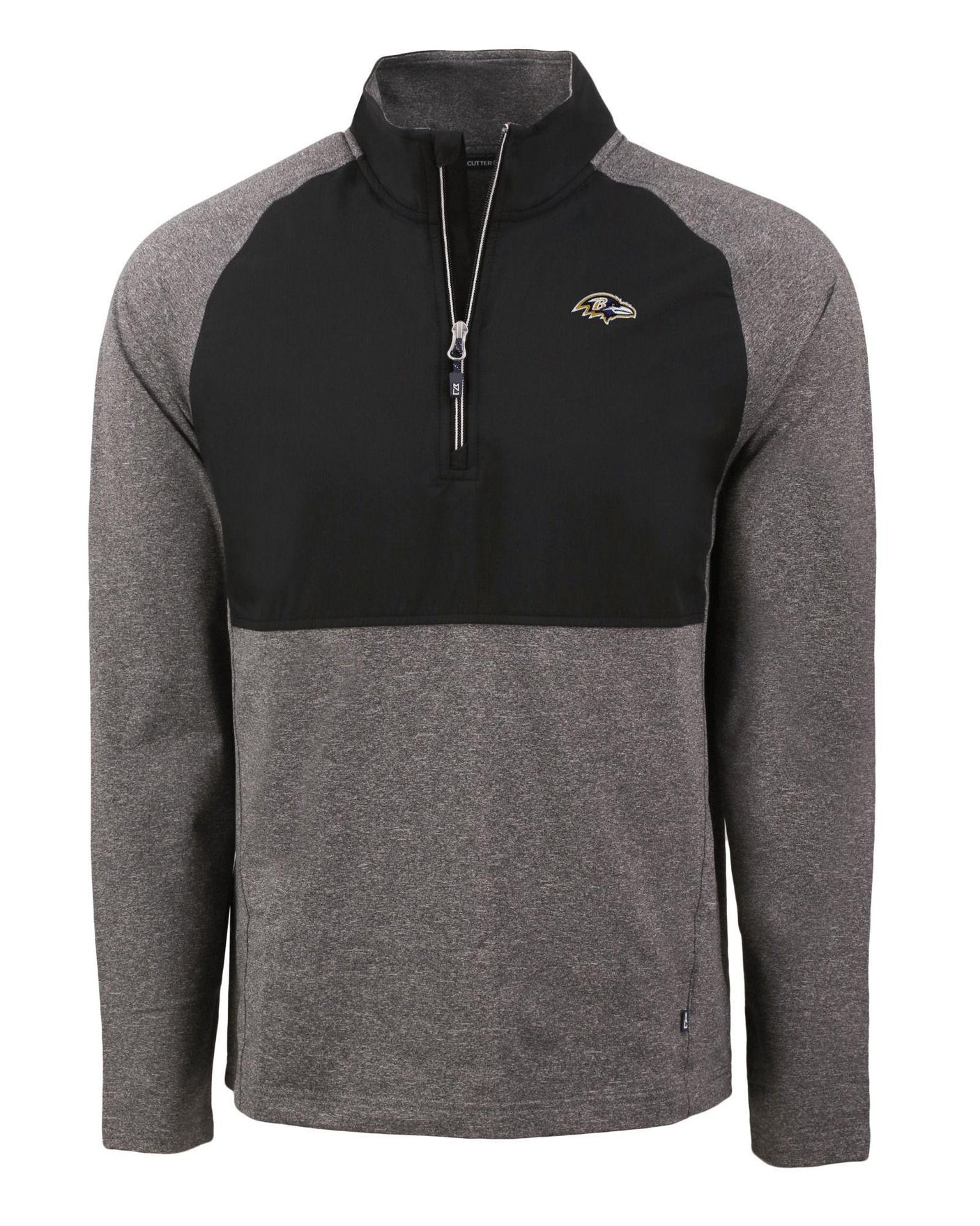 Ravens Cutter and Buck Men's Adapt Hybrid Quarter Zip