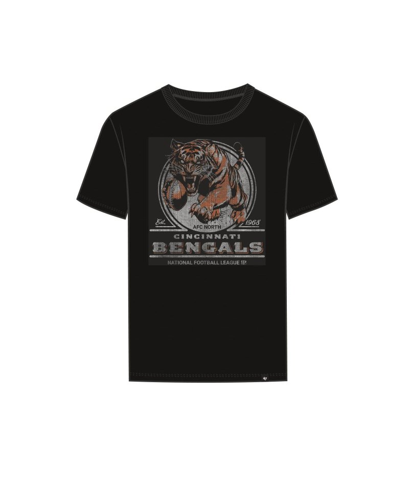 Bengals 2026 '47 Brand Men's Historic Emblem Mark Scrum T-Shirt