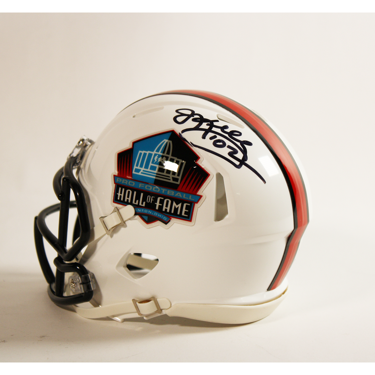 Jim Kelly Autographed Hall Of Fame Mini Helmet – Pro Football Hall of Fame