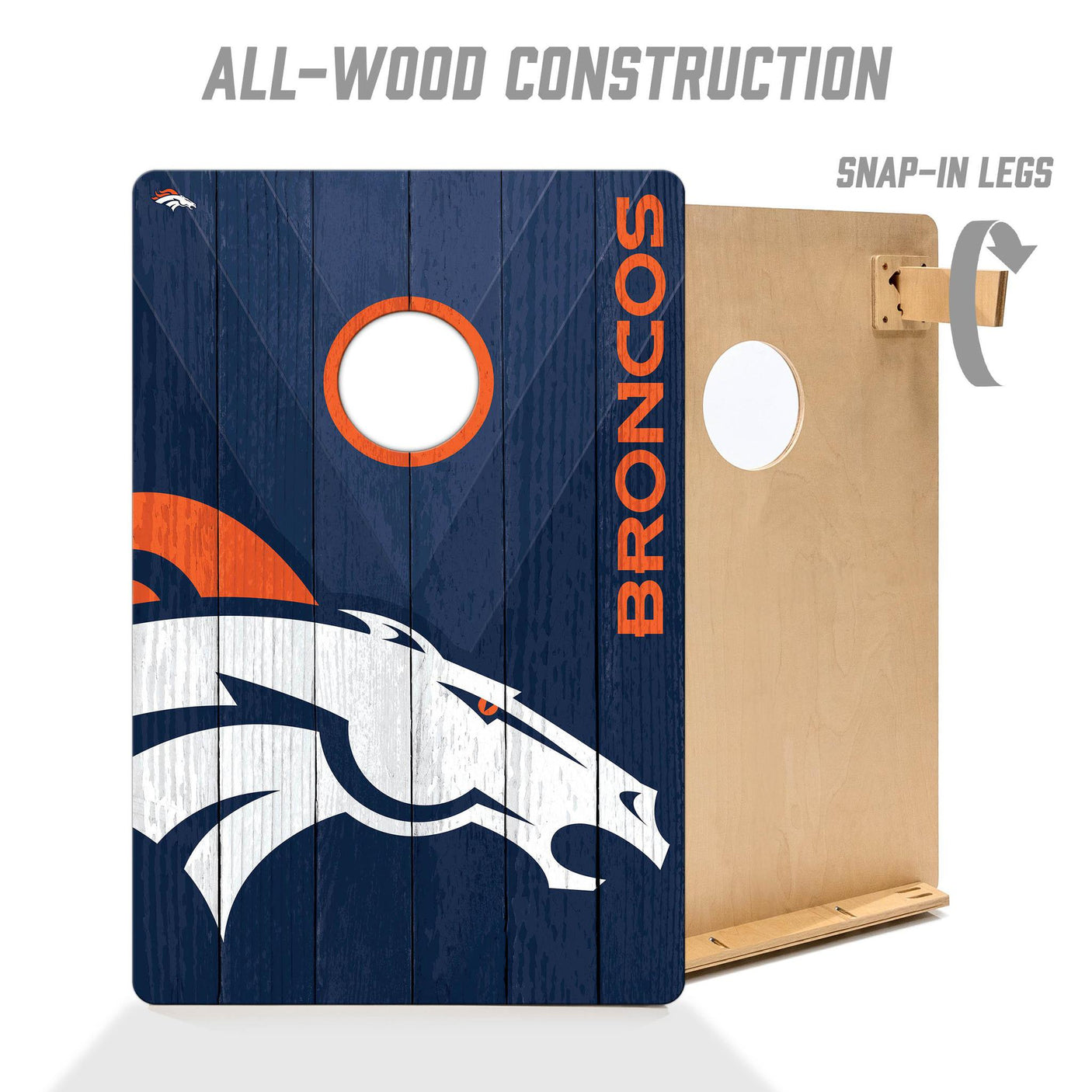 Broncos 2’ x 3’ Cornhole Game