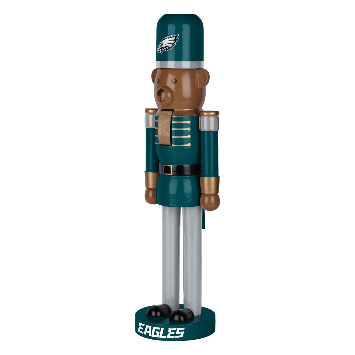 Eagles 14 Inch Bear Nutcracker Pro Football Hall of Fame