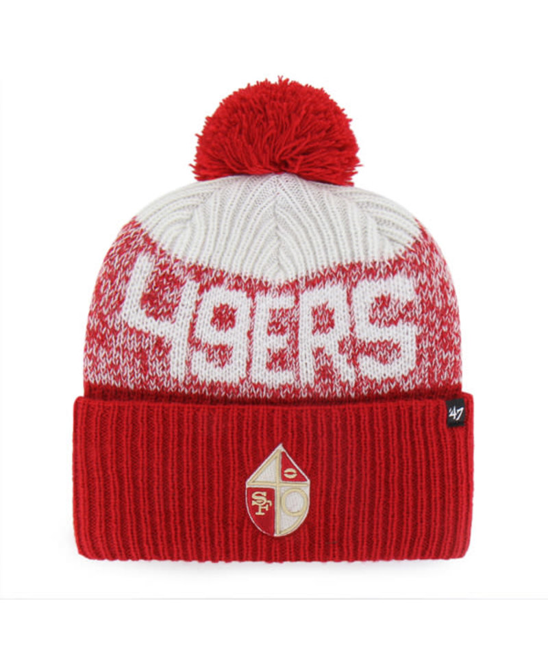 49ers 2026 '47 Brand Men's Bone Chill Cuff Knit Pro Football Hall of Fame