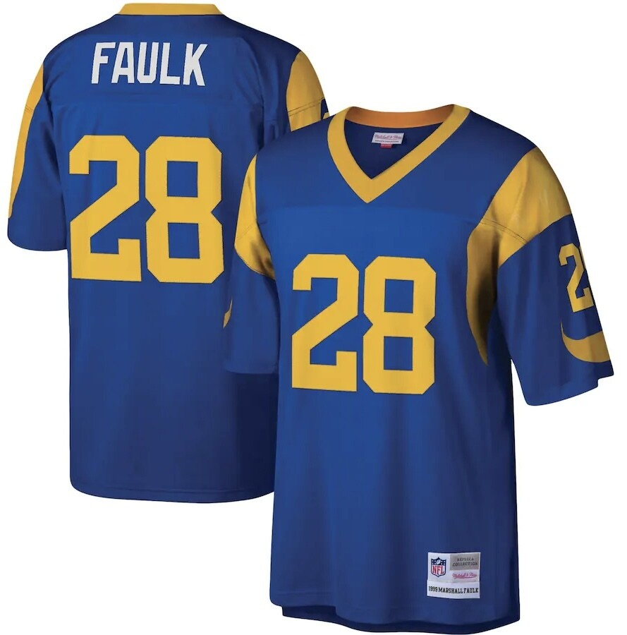 Rams Marshall Faulk Mitchell & Ness Legacy Jersey 1999