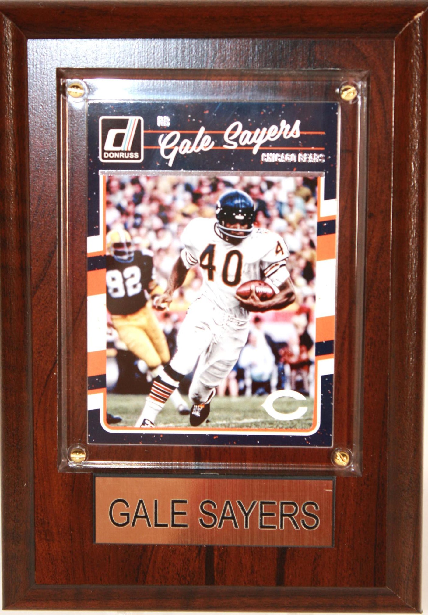 Gale Sayers 4x6 Plaque