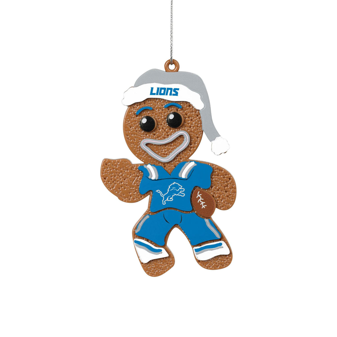 Lions Gingerbread Man in Uniform Ornament