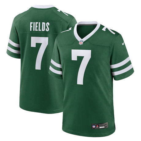 Jets Justin Fields Men's Nike Game Jersey