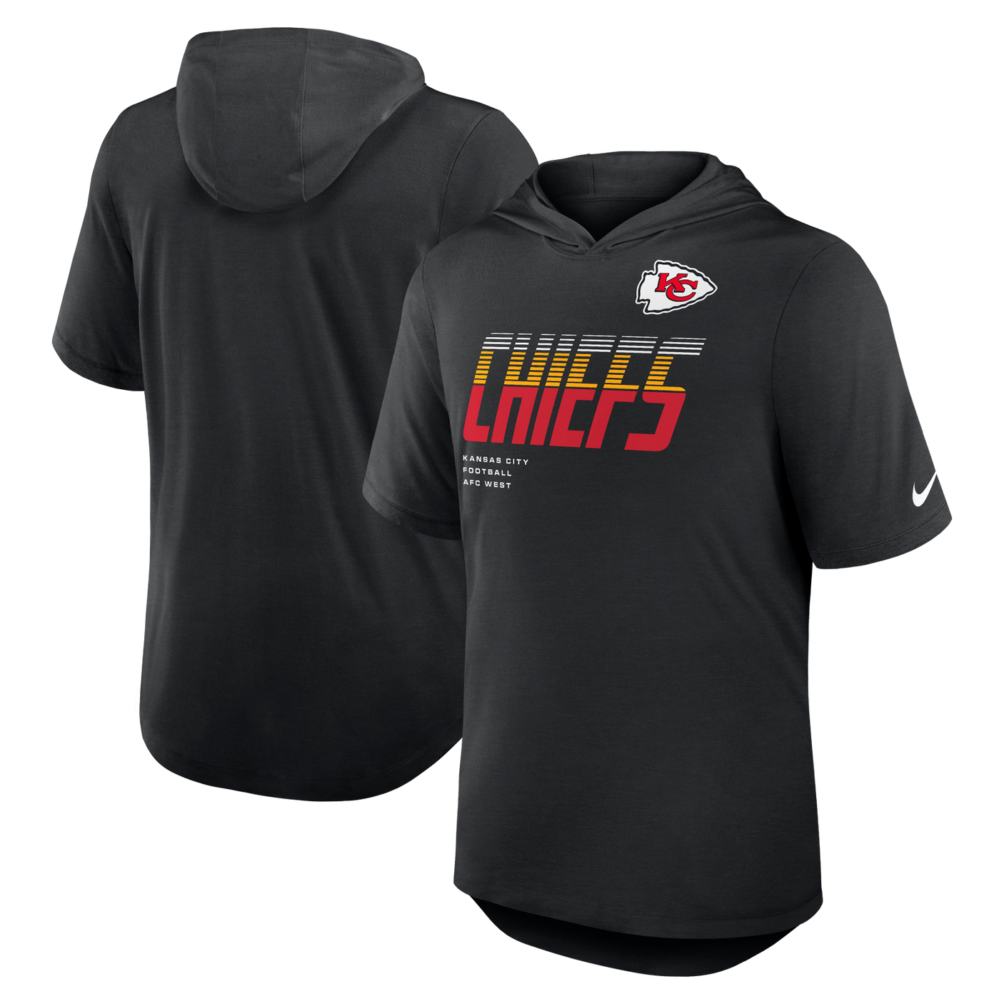Chiefs 2026 Nike Men's Short Sleeve Hoodie Top