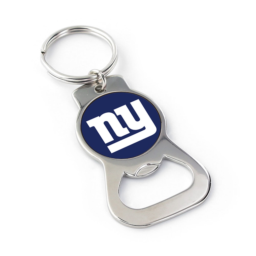 Giants Silver Bottle Opener Keychain