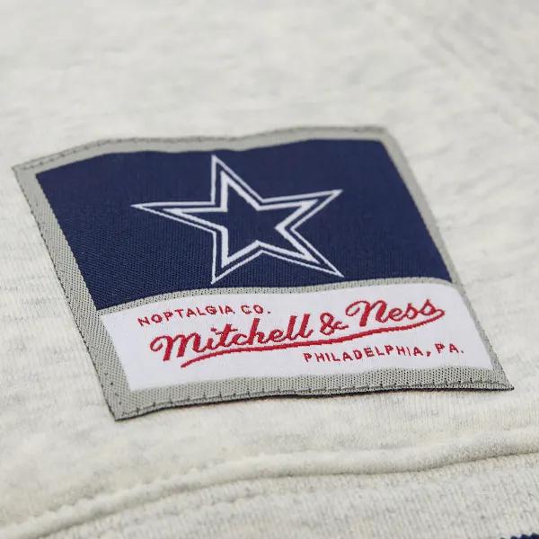 Cowboys 2025 Mitchell & Ness Men's NFL Off Season Fleece Hoodie Vintage Logo Sweatshirt