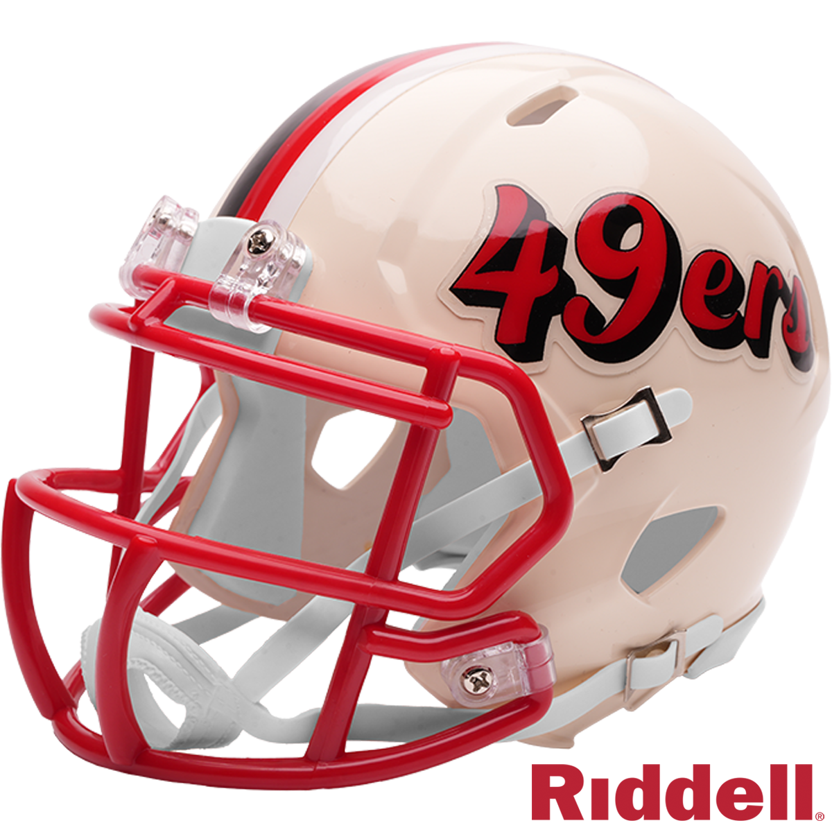 49ers 2026 Retro Mini Speed Helmet