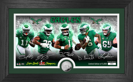 Eagles Champions Panoramic Silver Coin Photo Mint