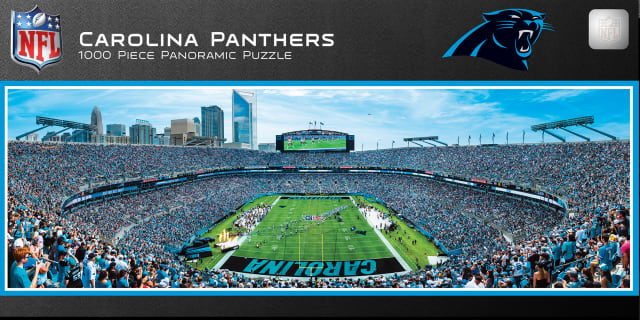 Panthers 1000pc Panoramic Puzzle- Endzone