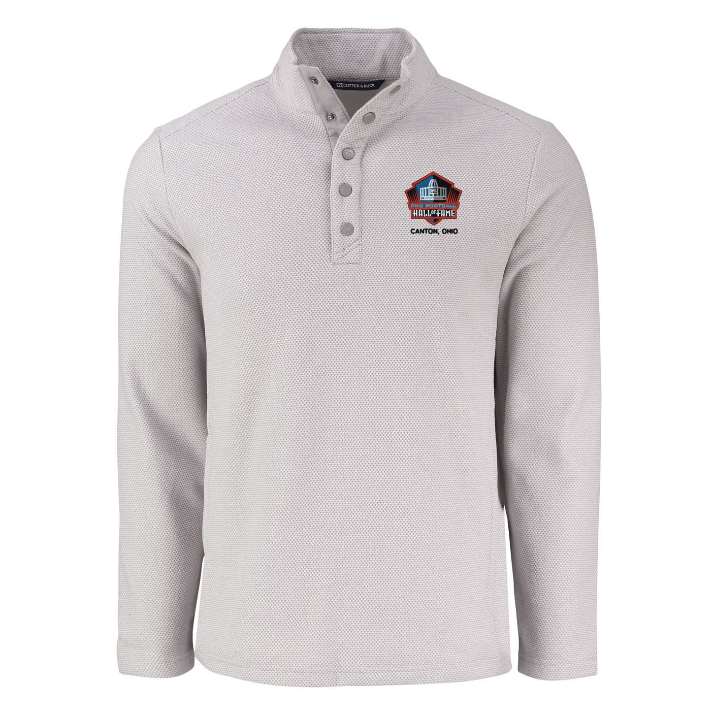 Hall of Fame Cutter and Buck Men's Hunts Point Eco Fleece Snap Pullover
