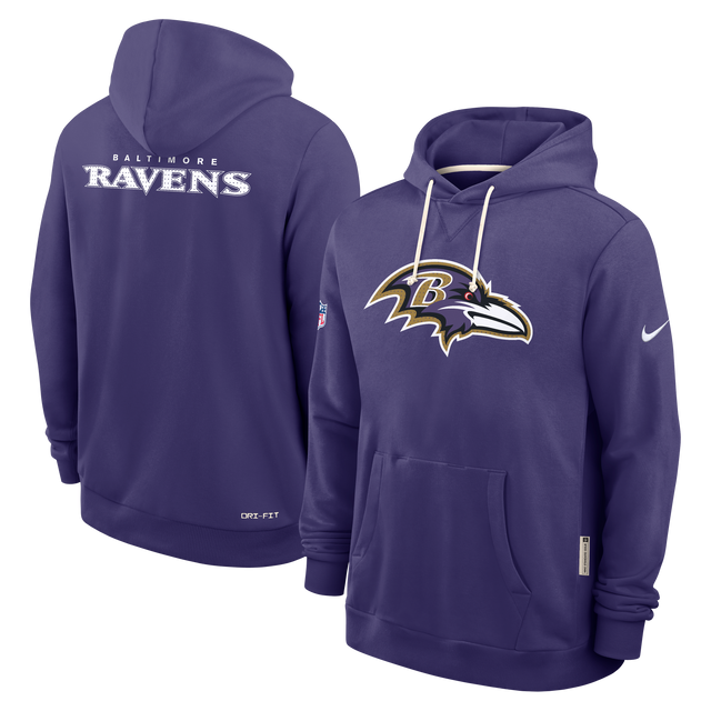 Ravens 2025 Nike Men's Sideline DRI-Fit Hoodie
