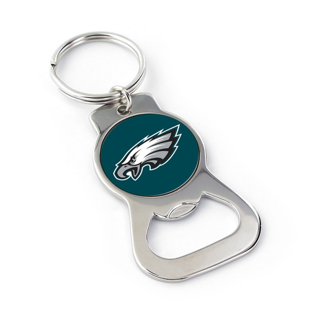Eagles Silver Bottle Opener Keychain