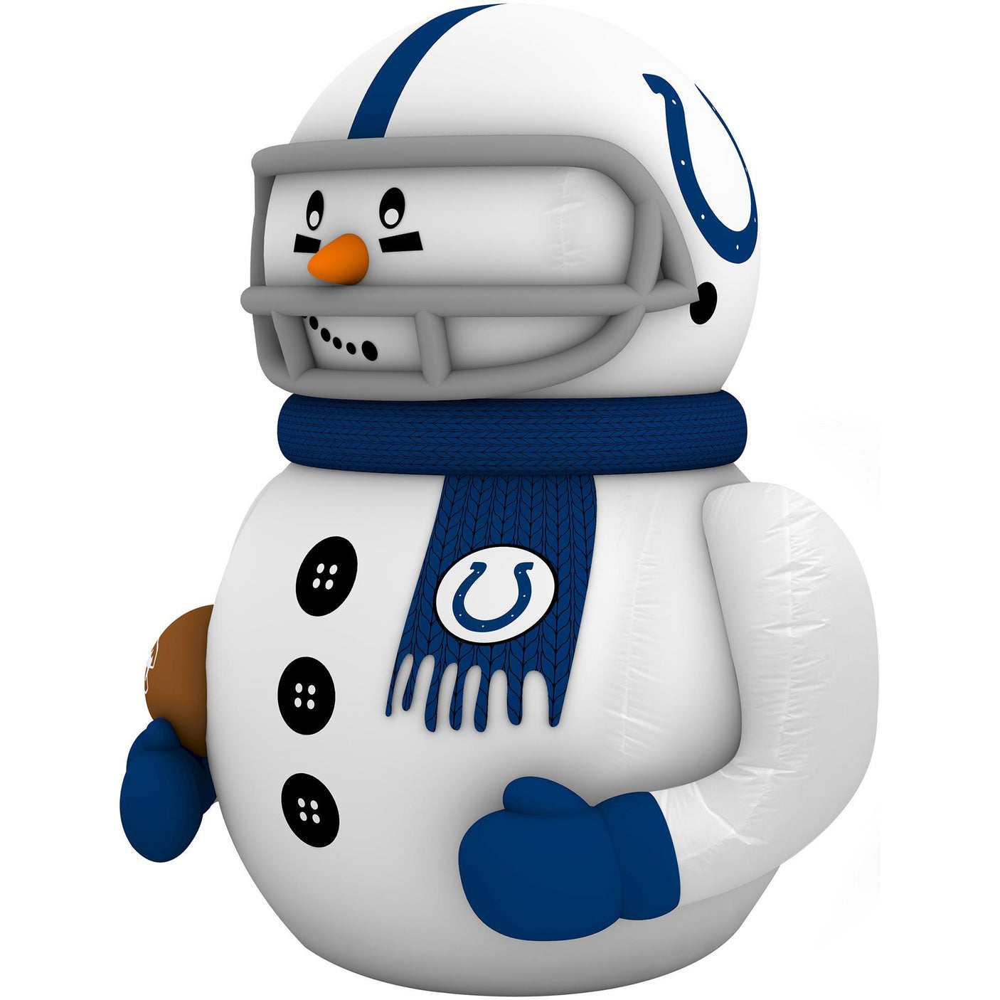 Colts Team Pride Inflatable Snowman Player