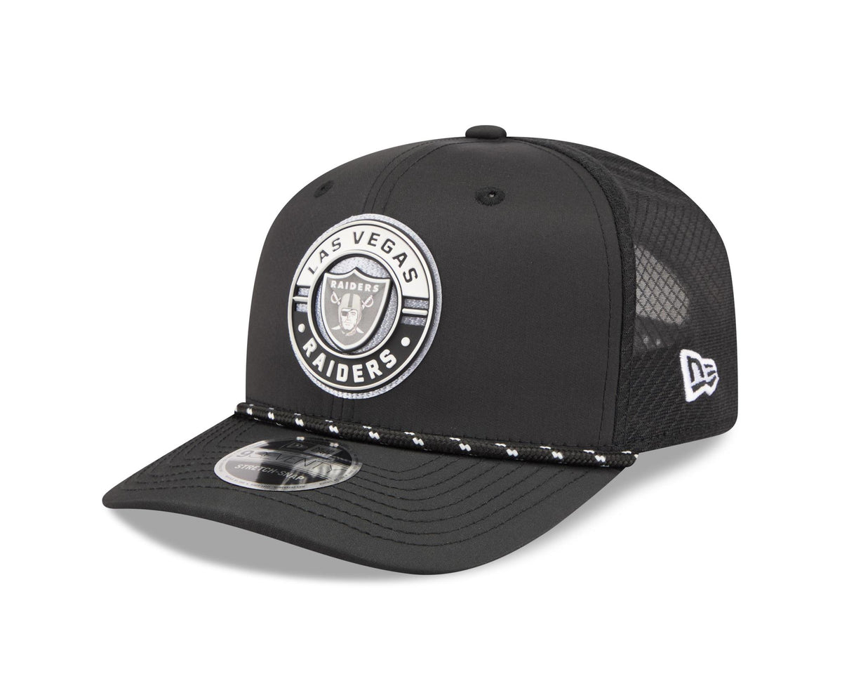 Raiders 2026 New Era Men's 9SEVENTY Stretch Snap Two-Tone Hat Pro Football Hall of Fame