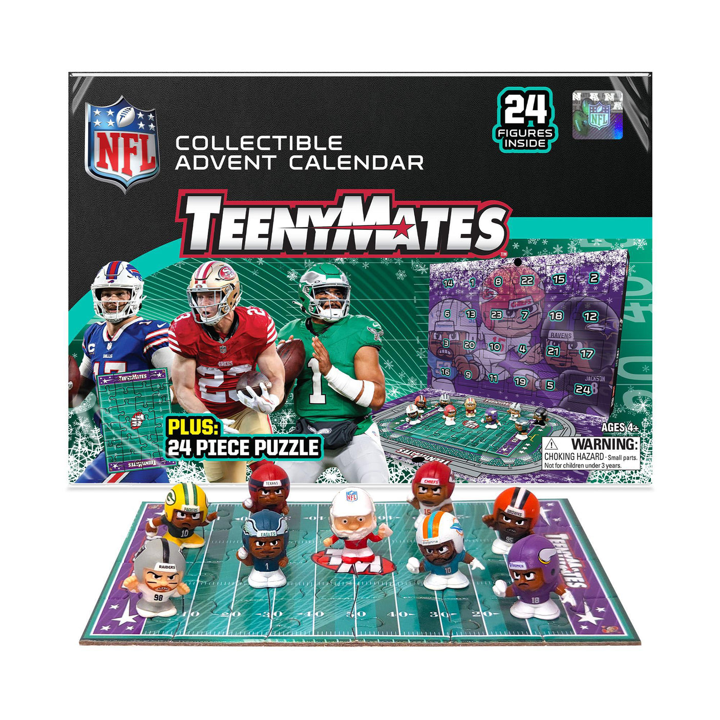 NFL 2025 TeenyMates Advent Calendar