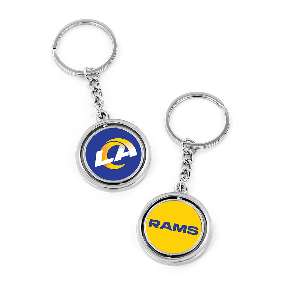 Rams Spinning Keychain