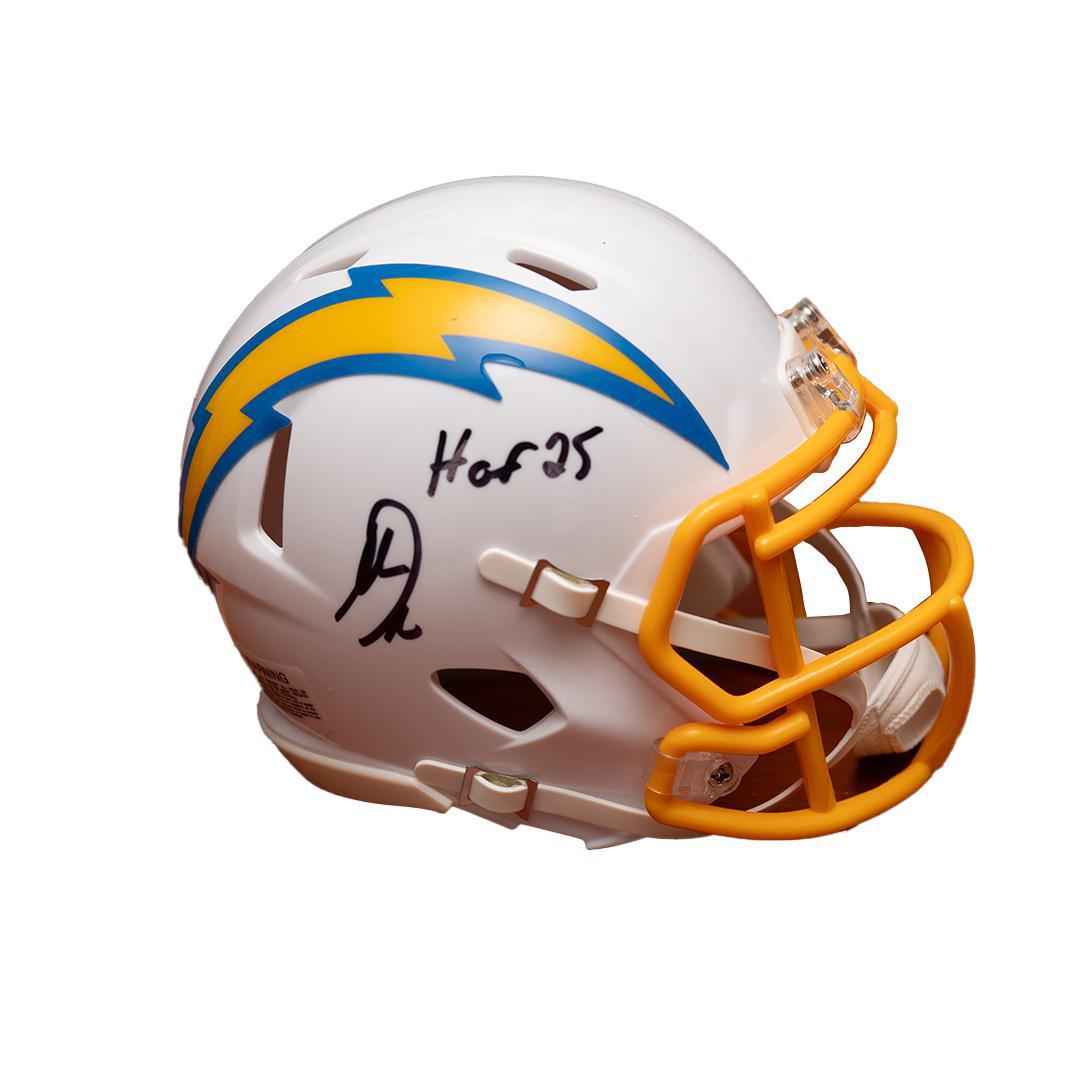 Antonio Gates Autographed Chargers Mini Helmet